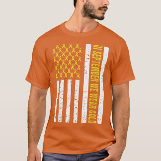 Camiseta En Septiembre Usamos Oro - Consciente Del Cáncer I