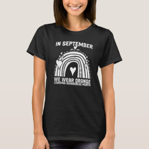Camiseta En Septiembre Usamos Un Mon De Concienciación Sobr