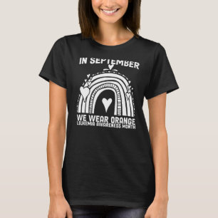 Camiseta En Septiembre Usamos Un Mon De Concienciación Sobr