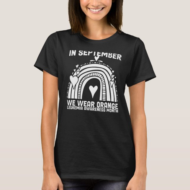 Camiseta En Septiembre Usamos Un Mon De Concienciación Sobr (Anverso)