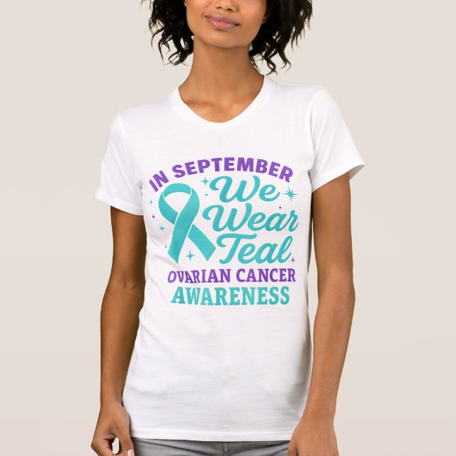Camiseta En Septiembre, Vivimos Conciencia Verde azulada So (Anverso)