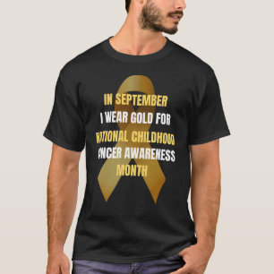 Camiseta En Septiembre Yo Uso Oro