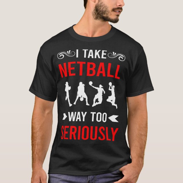 Camiseta En serio Netball (Anverso)