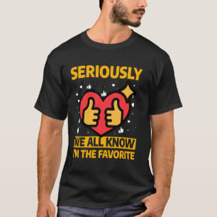 Camiseta En serio soy la cita familiar divertida favorita