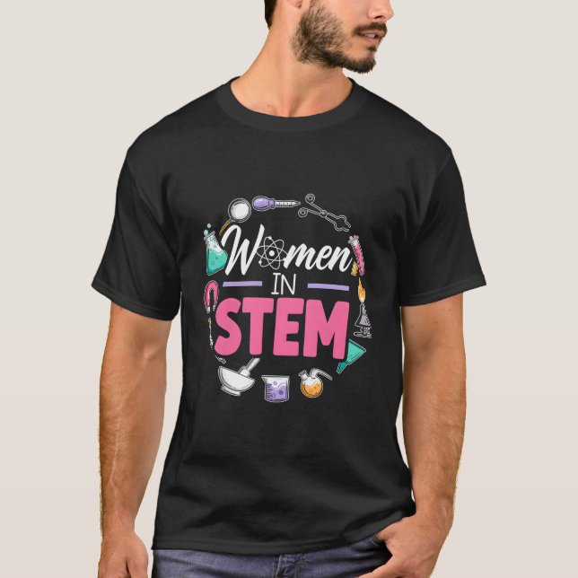 Camiseta En Stem Steminist Engineering Biological Science (Anverso)