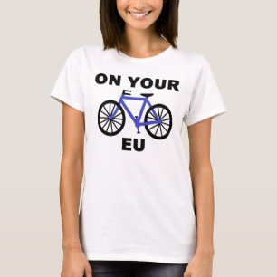 Camiseta en su bicicleta UE