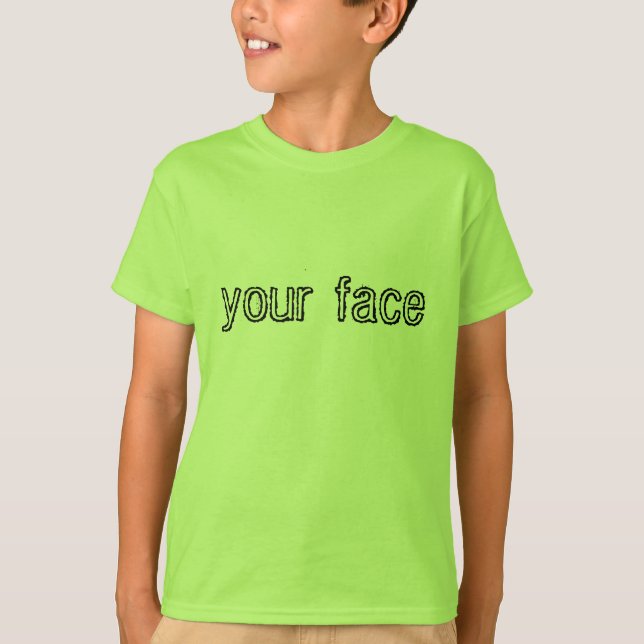 Camiseta en su cara (Anverso)