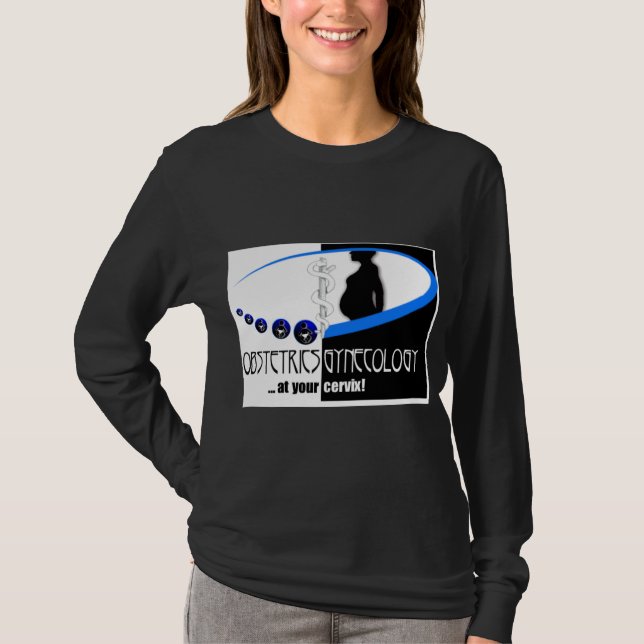 CAMISETA EN SU CERVIZ - OB/GYN (HUMOR DEL GINECÓLOGO) (Anverso)
