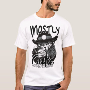 Camiseta En su mayoría, barato a veces salva