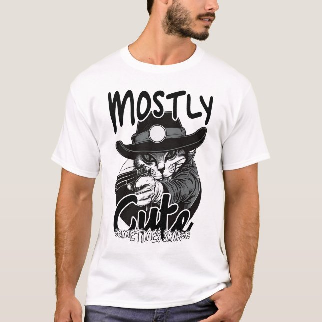 Camiseta En su mayoría, barato a veces salva (Anverso)