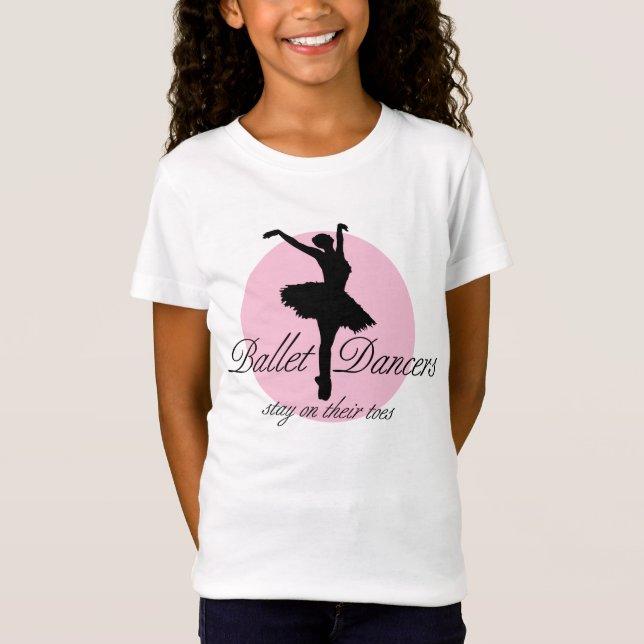 Camiseta En sus dedos del pie (ballet) (Anverso)