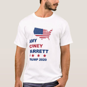 CAMISETA EN T DE AMY CONEY BARRETT Y TRUMP 2020