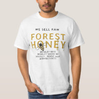 CAMISETA EN T DE APIARY DE BEEKEEPER FOREST HONEY 