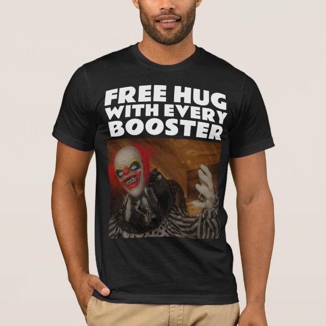 CAMISETA EN T DE HALLOWEEN VAX-PUSHER EVIL CLOWN (Anverso)