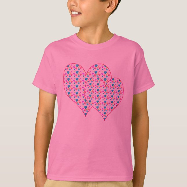CAMISETA EN T DE LOS NIÑOS día de San Valentín (Anverso)