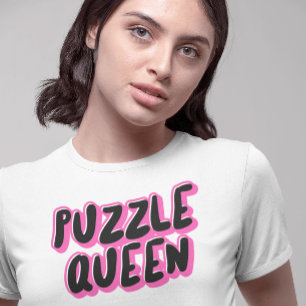 CAMISETA EN T DE PUZZLE QUEEN