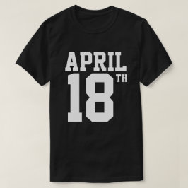CAMISETA EN T DEL 18 DE ABRIL