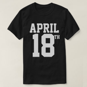 CAMISETA EN T DEL 18 DE ABRIL