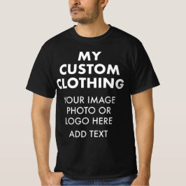 CAMISETA EN T DEL PRESUPUESTO NEGRO DEL personaliz