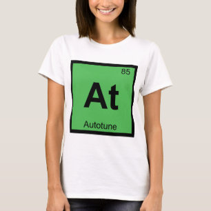 Camiseta En - Tabla periódica de química de música Autotune