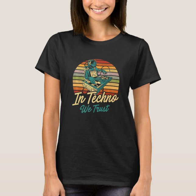 Camiseta En Techno confiamos (Anverso)