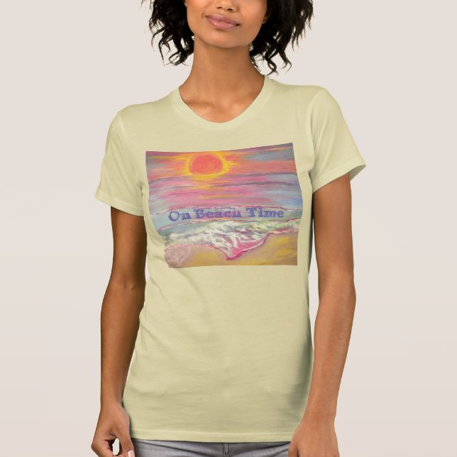 Camiseta En tiempo de playa (Anverso)