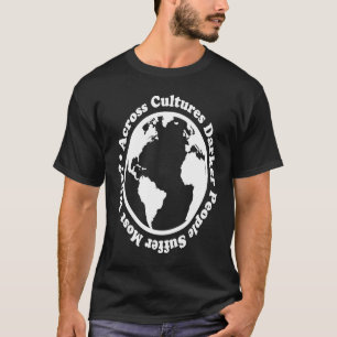 Camiseta En todas las culturas los pueblos más oscuros sufr