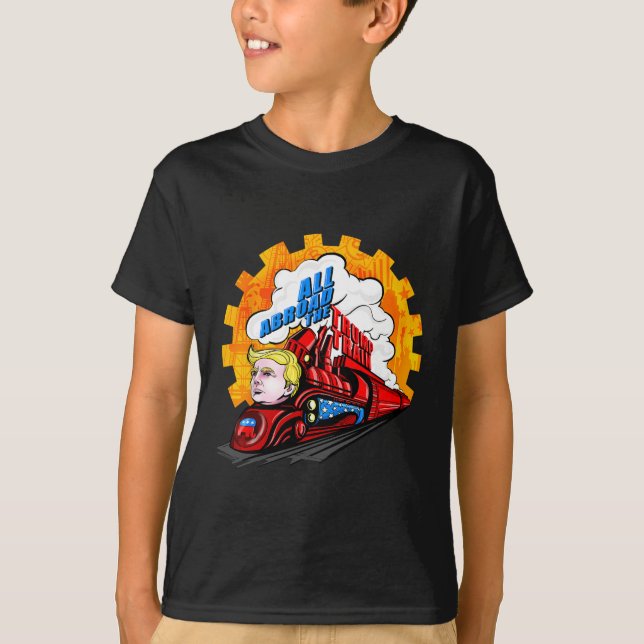 Camiseta En Todo El Extranjero El Futuro Del Tren Trump 202 (Anverso)