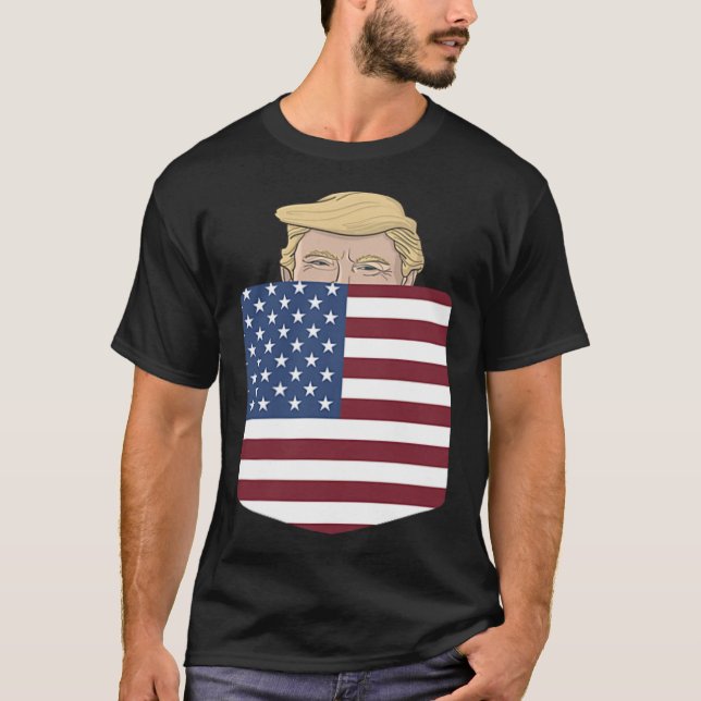 Camiseta En Tu Bolsillo Elección De Estados Unidos Trump Pa (Anverso)