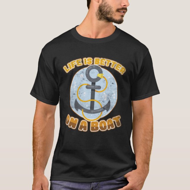 Camiseta en un barco (Anverso)