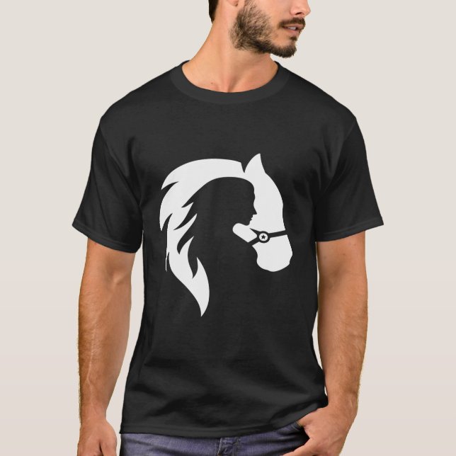 Camiseta En un caballo de misión (Anverso)
