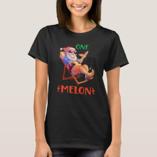 Camiseta En Un Melón, Navidades De Santa Claus, En El Veran