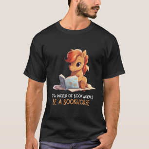 Camiseta En Un Mundo De Gusanos De Libros Sea Un Libro De C