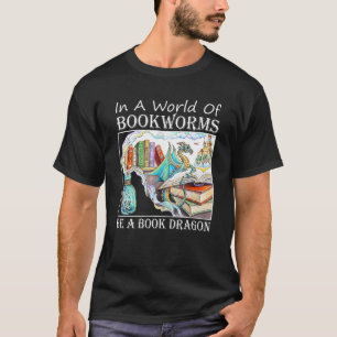 Camiseta En Un Mundo De Librerías, Sea Un Bibliotecario Del
