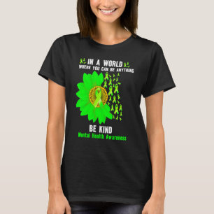 Camiseta En Un Mundo Donde Puedes Ser Algo Amable Menta