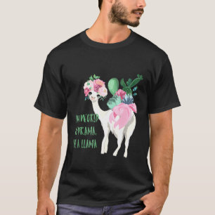 Camiseta En un mundo dramático ser un plato de Bonito flora