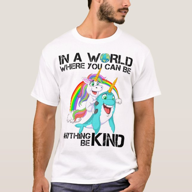 Camiseta en un mundo en el que cualquier cosa puede ser ama (Anverso)