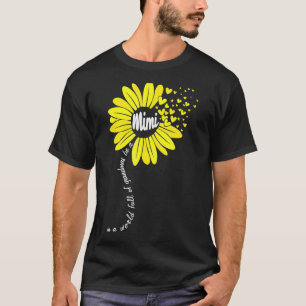 Camiseta En Un Mundo Lleno De Abuelitos Sé Una Madre Mimi F
