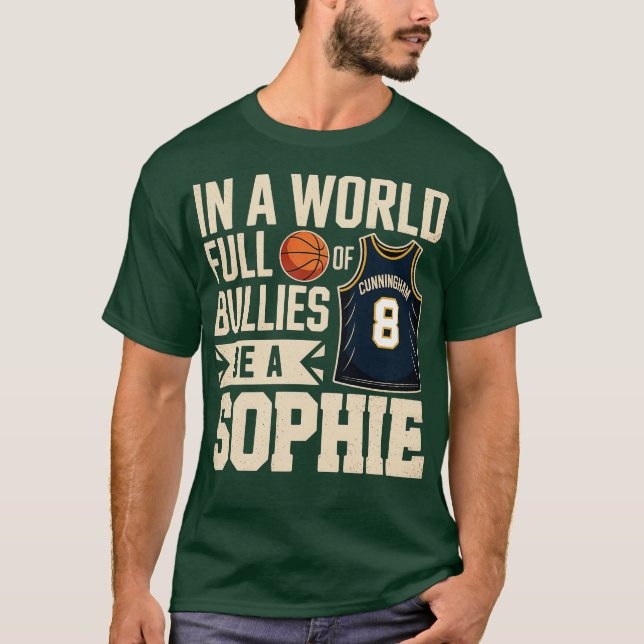 Camiseta En un mundo lleno de balas ser una Sophie (1)-foto (Anverso)