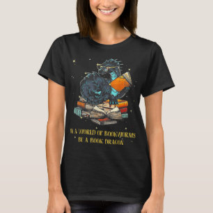 Camiseta En Un Mundo Lleno De Gemelos De Libros Sea Un Drag