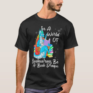 Camiseta En Un Mundo Lleno De Gemelos De Libros Sea Un Drag