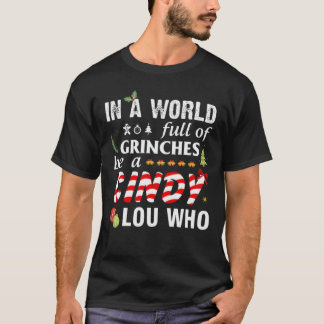 Camiseta En un mundo lleno de grpulgadas hay un lou cenigno