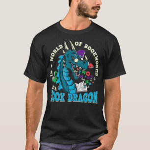 Camiseta En un mundo lleno de orugas, sé un dragón de libro
