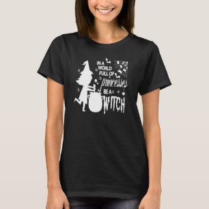 Camiseta En Un Mundo Lleno De Princesas Sea Un Hal Gracioso