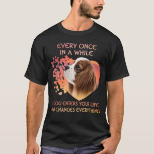 Camiseta En Un Tiempo Un Cavalier De Perro El Rey Charles S