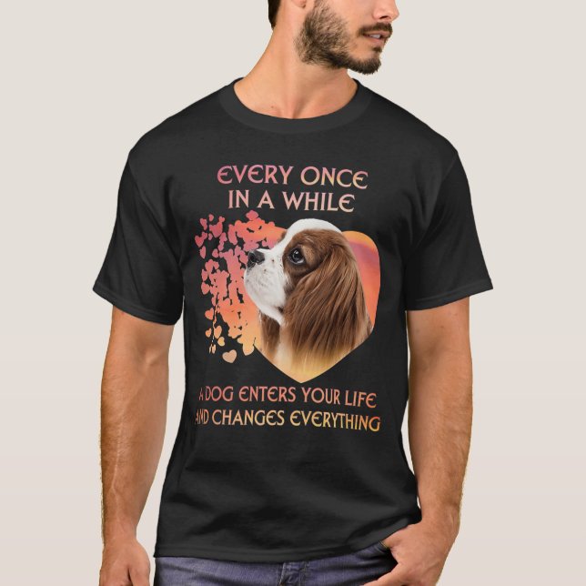 Camiseta En Un Tiempo Un Cavalier De Perro El Rey Charles S (Anverso)