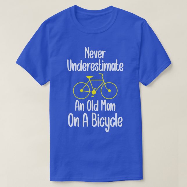Camiseta En una bicicleta (2) (Diseño del anverso)
