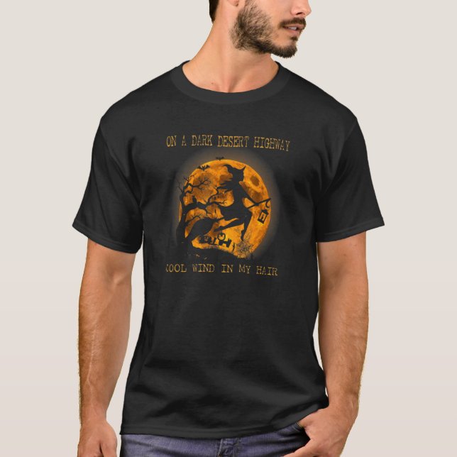 Camiseta En Una Carretera Del Desierto Oscuro Guay Viento E (Anverso)
