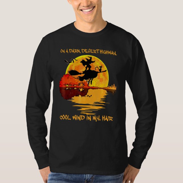 Camiseta En Una Carretera Del Desierto Oscuro Guay Viento E (Anverso)