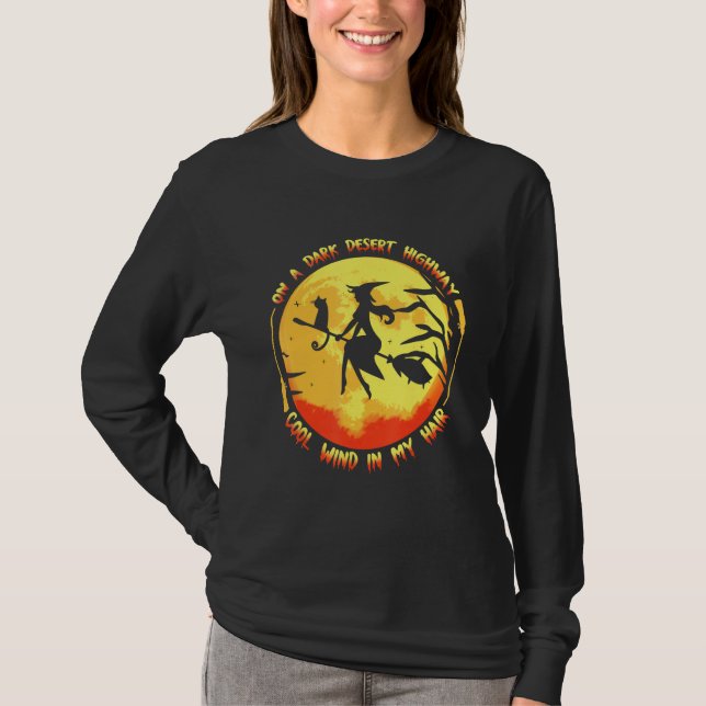 Camiseta En Una Carretera Del Desierto Oscuro Guay Viento E (Anverso)